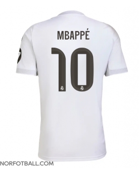 Billige Fotballdrakt Real Madrid Kylian Mbappe #10 Replika Hjemmedrakt 2025-26 Kortermet Billige Fotballdrakt Real Madrid Kylian Mbappe #10 Replika Hjemmedrakt 2025-26 Kortermet